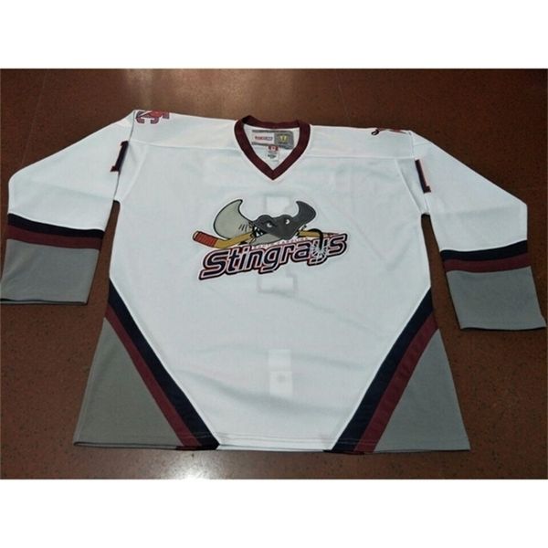 421 trevor gillie 2002-03 south carolina stingrays game worn hockey jersey 100% embroidery jersey or custom any name or number jersey, Black
421 trevor gillie 2002-03 south carolina stingrays game worn hockey jersey 100% embroidery jersey or custom any name or number jersey, Black