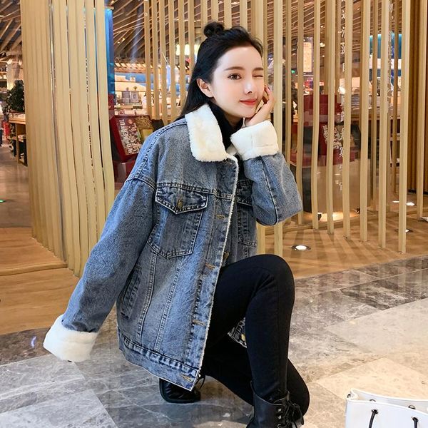 new warm winter jacket women autumn hooded coat female jeans denim jackets basic ladies women's bomber jacket, Black
new warm winter jacket women autumn hooded coat female jeans denim jackets basic ladies women's bomber jacket, Black