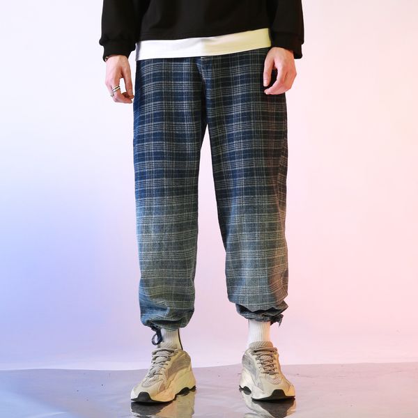 casual plaid printed pants men hip-hop streetwear men trousers cotton jogging pants sweatpants men blue, Black
casual plaid printed pants men hip-hop streetwear men trousers cotton jogging pants sweatpants men blue, Black