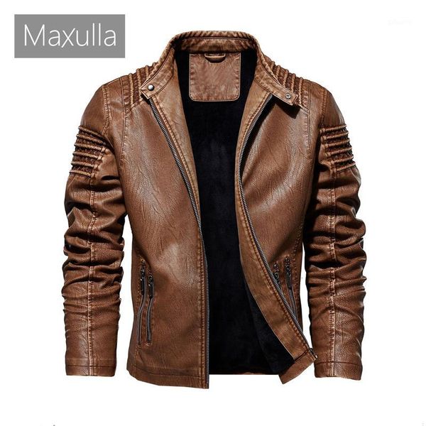 maxulla winter men's pu leather jackets casual men warm motorcycle leather coats man slim fit biker jackets clothing 5xl1, Black
maxulla winter men's pu leather jackets casual men warm motorcycle leather coats man slim fit biker jackets clothing 5xl1, Black