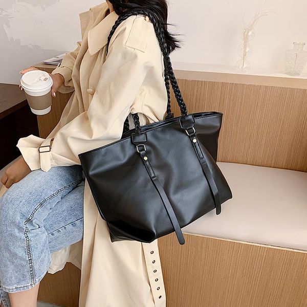 large storage simple single shoulder bag for woman 2020 pu leather handbags women bags sac a main femme
large storage simple single shoulder bag for woman 2020 pu leather handbags women bags sac a main femme