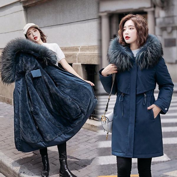 hooded fur collar thick warm winter jackets coats womens wool liner long down parkas winter plus size jacket women snow coat, Black
hooded fur collar thick warm winter jackets coats womens wool liner long down parkas winter plus size jacket women snow coat, Black