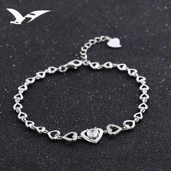 s925 sterling silver female korean bracelet version simple love zircon bracelet girl fashion temperament sterling silver jewelry ixwu3 ixwu3, Golden;silver
s925 sterling silver female korean bracelet version simple love zircon bracelet girl fashion temperament sterling silver jewelry ixwu3 ixwu3, Golden;silver