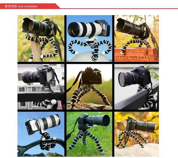 tripods large size flexible ocs tripod spider mount holder stand with clip gorilla gorillapod for mobile cell phones 5 6 7 8 x1
tripods large size flexible ocs tripod spider mount holder stand with clip gorilla gorillapod for mobile cell phones 5 6 7 8 x1