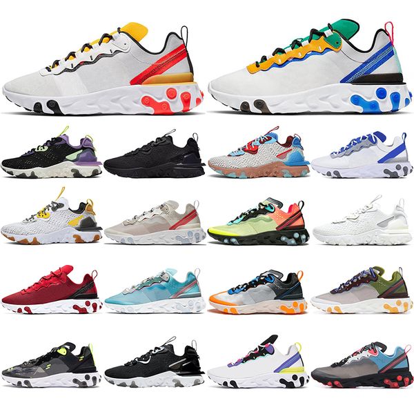 2020 new react element 55 87 running shoes for men women fashion triple white pastel hues mens trainers tour green sports sneakers 36--45
2020 new react element 55 87 running shoes for men women fashion triple white pastel hues mens trainers tour green sports sneakers 36--45