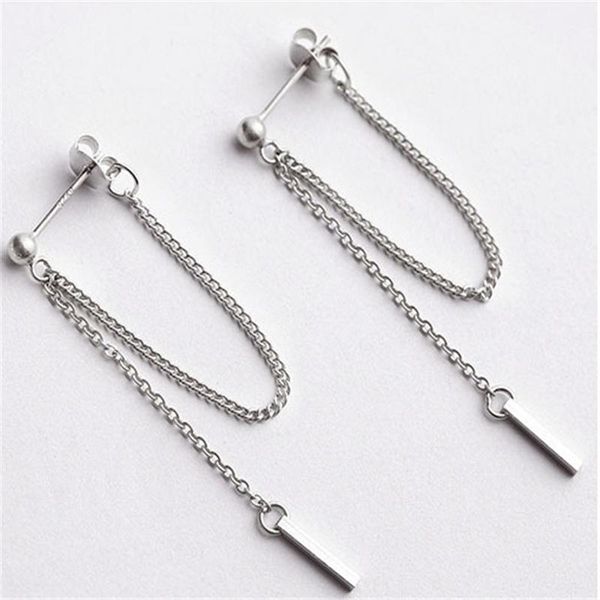 dangle & chandelier pendientes aretes 100% drop earrings for women one type long tassel earring bar statement jewelry, Silver 
dangle & chandelier pendientes aretes 100% drop earrings for women one type long tassel earring bar statement jewelry, Silver