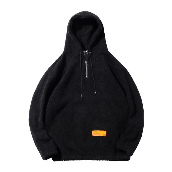 передняя половина zipper мужской hoodie 2021 осень сыпучего флис толстовки с hoodie стиль мужской одеждой, Black
передняя половина zipper мужской hoodie 2021 осень сыпучего флис толстовки с hoodie стиль мужской одеждой, Black