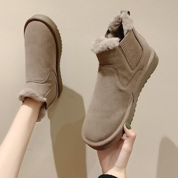 women's boots autumn winter footwear australia plush boots-women female shoes flat heel round toe 2021 snow fur ankle, Black
women's boots autumn winter footwear australia plush boots-women female shoes flat heel round toe 2021 snow fur ankle, Black