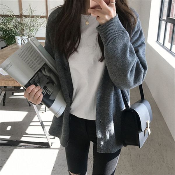 2020 fall winter thick cashmere sweater women v-neck cardigan clothes mujer invierno knit plus size ladies cropped jumper ropa lj201113, White;black
2020 fall winter thick cashmere sweater women v-neck cardigan clothes mujer invierno knit plus size ladies cropped jumper ropa lj201113, White;black