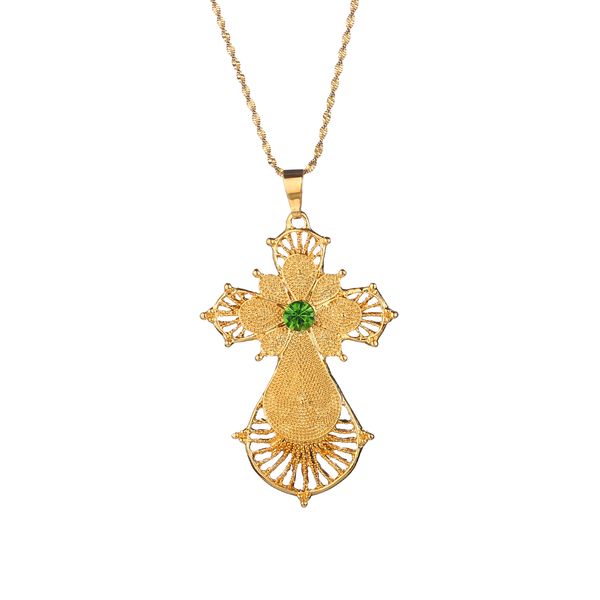 ethiopian red blue green color zirconia cross pendant necklaces for women eritrea africa ethnic jewelry, Silver
ethiopian red blue green color zirconia cross pendant necklaces for women eritrea africa ethnic jewelry, Silver