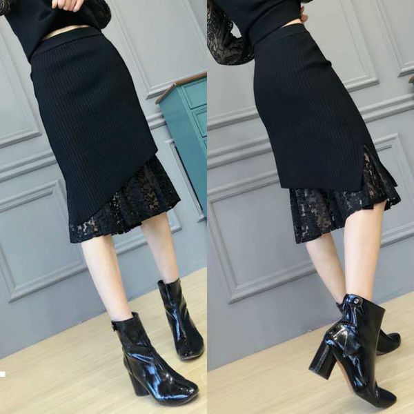 new autumn 2021 long winter knitted feminine lace high the line skirt thick rib midi women's party skirts y347 6f63, Black
new autumn 2021 long winter knitted feminine lace high the line skirt thick rib midi women's party skirts y347 6f63, Black