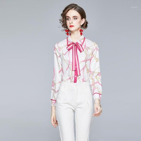 2021 spring women blouse long sleeve elegant geometric print office lady shirt vintage casual feminino blusas fashion 1, White
2021 spring women blouse long sleeve elegant geometric print office lady shirt vintage casual feminino blusas fashion 1, White