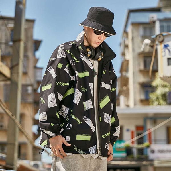 ins design brand autumn and winter double-sided coat windbreaker collar jacket fashion men's wear, Black
ins design brand autumn and winter double-sided coat windbreaker collar jacket fashion men's wear, Black