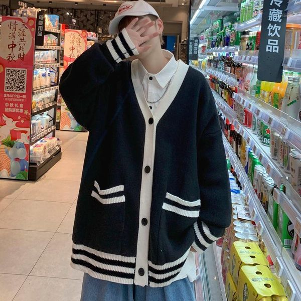 2020 winter men's loose knitting casual cardigan v-neck long sleeves cashmere sweater knitwear pockets 2-color wool coats -2xl1, White;black
2020 winter men's loose knitting casual cardigan v-neck long sleeves cashmere sweater knitwear pockets 2-color wool coats -2xl1, White;black