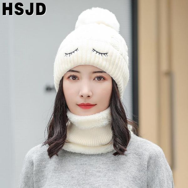 beanie/skull caps cute eye eyelash knitted hats women winter beanie hat scarf 2 pieces set thick warm skullies beanies for girls bonnet, Blue;gray
beanie/skull caps cute eye eyelash knitted hats women winter beanie hat scarf 2 pieces set thick warm skullies beanies for girls bonnet, Blue;gray