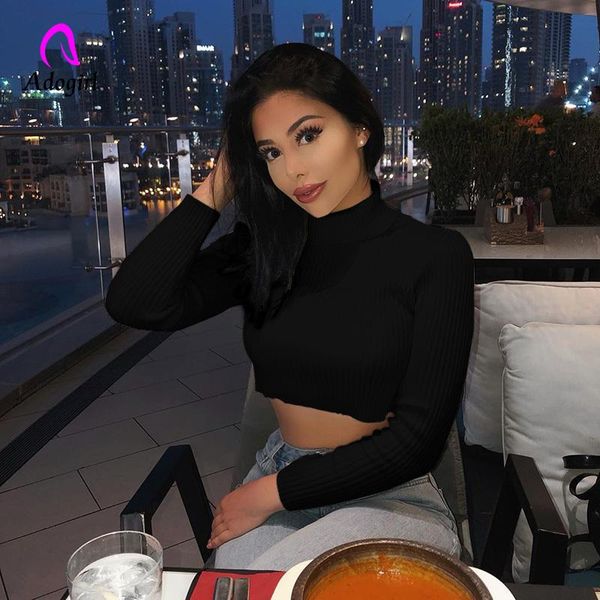 women's sweaters fitness women turtleneck sweater pullover knitted casual jumpers solid gray female knitwear plain color crop top, White;black
women's sweaters fitness women turtleneck sweater pullover knitted casual jumpers solid gray female knitwear plain color crop top, White;black