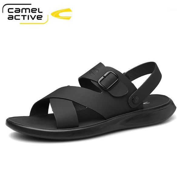 camel active new men's sandals summer cowhide leather open toe casual strap fisherman sandal outdoor hiking walking beach shoes1, Black
camel active new men's sandals summer cowhide leather open toe casual strap fisherman sandal outdoor hiking walking beach shoes1, Black