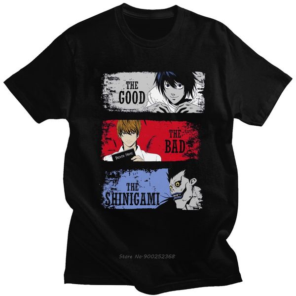 cool the good the bad the shinigami light yagami l men short sleeve death note ryuk cotton gift hoodie designers t shirts sweatshirt
cool the good the bad the shinigami light yagami l men short sleeve death note ryuk cotton gift hoodie designers t shirts sweatshirt