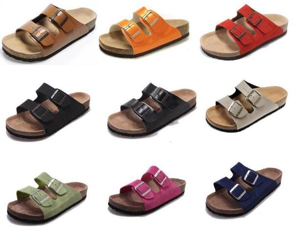 2021 men s flat sandals women double buckle famous style arizona summer beach design shoes genuine leather slippers with orignal, Black
2021 men s flat sandals women double buckle famous style arizona summer beach design shoes genuine leather slippers with orignal, Black