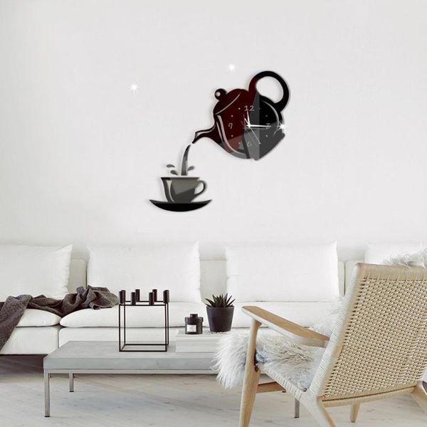 acrylic mirror coffee cup teapot wall clock watch quartz movement 3d stickers wall clocks home decor for dining room living room
acrylic mirror coffee cup teapot wall clock watch quartz movement 3d stickers wall clocks home decor for dining room living room