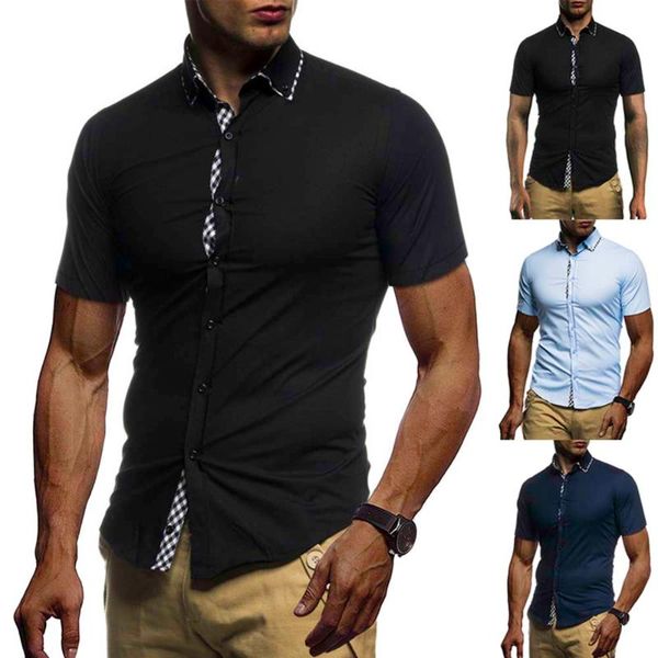 cw summer 2020 new short sleeve shirt in european size business casual large size foreign trade men's shirt cotton, White;black
cw summer 2020 new short sleeve shirt in european size business casual large size foreign trade men's shirt cotton, White;black