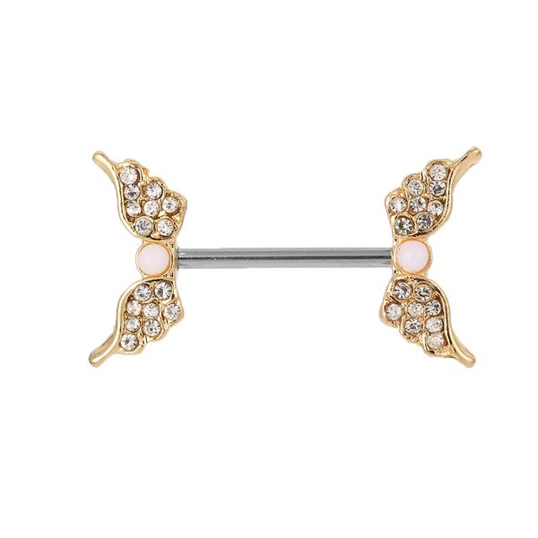 angel wings nipple bar ring barbell stainless steel shield body piercing jewelry for men & women w3223
angel wings nipple bar ring barbell stainless steel shield body piercing jewelry for men & women w3223