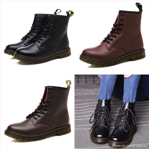 bj1fx womens boot shell-toe couple lace-up midmartin boots ems bootstyle toe round boots cow leather ankle iron, Black
bj1fx womens boot shell-toe couple lace-up midmartin boots ems bootstyle toe round boots cow leather ankle iron, Black