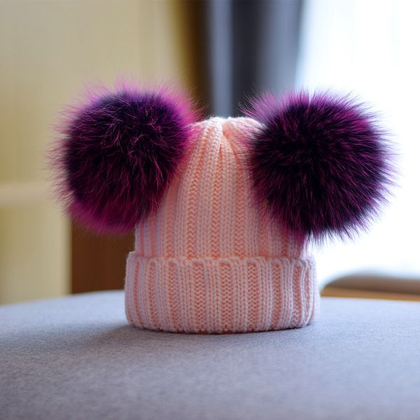 new fashion designer lovely cute removeable double real fur ball thick knitted casual winter spring warm hats for babies kids, Blue;gray
new fashion designer lovely cute removeable double real fur ball thick knitted casual winter spring warm hats for babies kids, Blue;gray