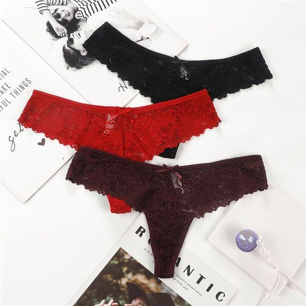 3pcs/lot soft lace lady thongs hollow out g string low waist solid color t-back cotton crotch fabric women panties 301, Black;pink
3pcs/lot soft lace lady thongs hollow out g string low waist solid color t-back cotton crotch fabric women panties 301, Black;pink