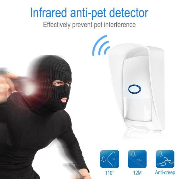 smart home sensor ct70 outdoor waterproof wireless alarm infrared detector anti-pet pir pet immune for security system
smart home sensor ct70 outdoor waterproof wireless alarm infrared detector anti-pet pir pet immune for security system