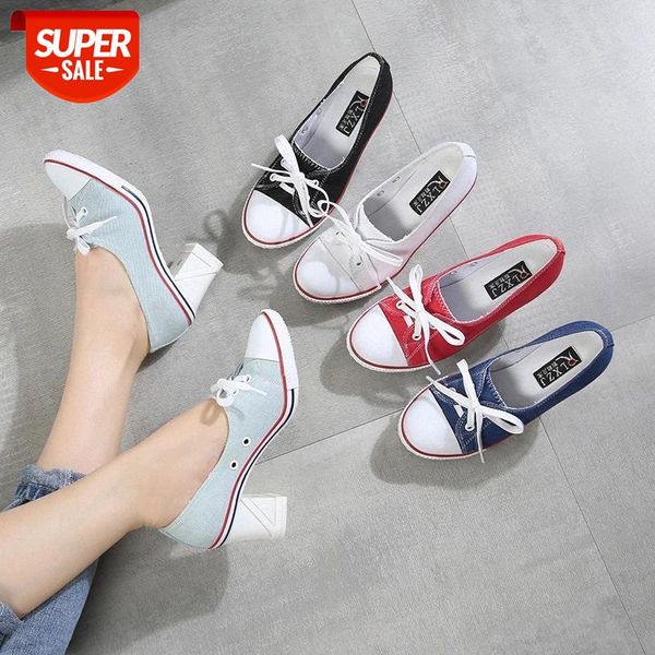 2019 pumps denim shallow mouth women's shoes high heel 8cm canvas student shoes women new board shoes size 34-41 #zi8g, Black
2019 pumps denim shallow mouth women's shoes high heel 8cm canvas student shoes women new board shoes size 34-41 #zi8g, Black