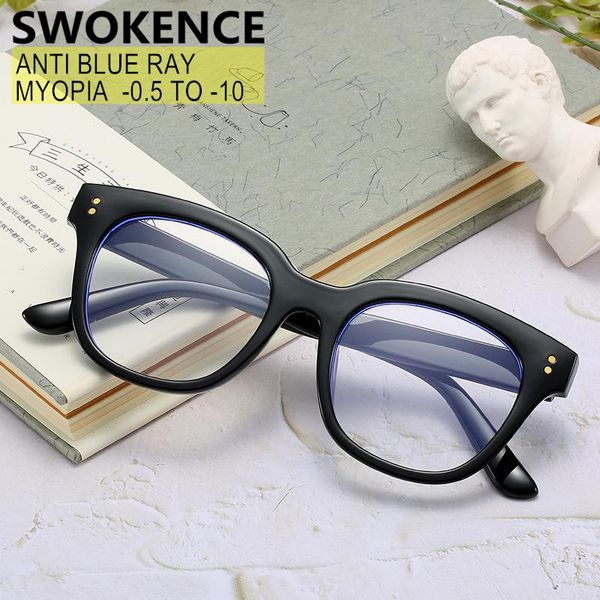 swokence blue light blocking myopia glasses prescription -0.5 to -10 women men fashion oversized shortsighted spectacles f502, White;black
swokence blue light blocking myopia glasses prescription -0.5 to -10 women men fashion oversized shortsighted spectacles f502, White;black