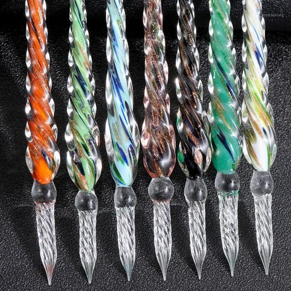 fountain pens 1 pc glass drip pen vintage dip dipping signature filling ink with gift box colorful1
fountain pens 1 pc glass drip pen vintage dip dipping signature filling ink with gift box colorful1