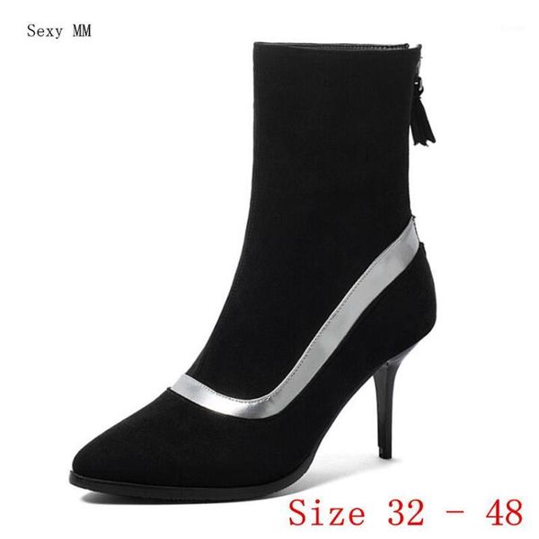 boots spring autumn high heels women ankle heel shoes woman short small plus size 32 - 481, Black
boots spring autumn high heels women ankle heel shoes woman short small plus size 32 - 481, Black