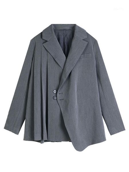 chic blazer women design 2020 spring summer vintage loose irregular raglan suit pleated asymmetric single breasted buttons 1, White;black
chic blazer women design 2020 spring summer vintage loose irregular raglan suit pleated asymmetric single breasted buttons 1, White;black