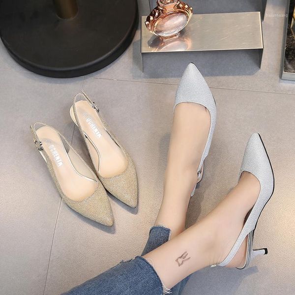 baoyafang golden/silver thin med heel women's shoes pointed toe slingbacks big size shoes woman office pumps shoe female slip-on1, Black
baoyafang golden/silver thin med heel women's shoes pointed toe slingbacks big size shoes woman office pumps shoe female slip-on1, Black