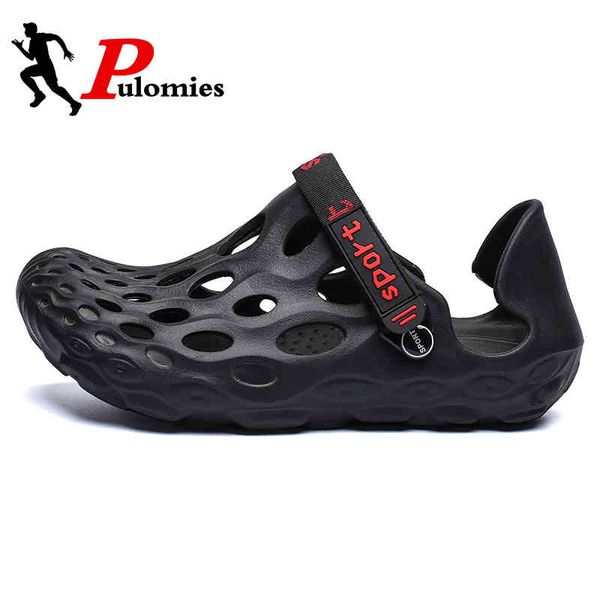 pulomies summer men sandals massage clogs slippers outdoor garden shoes pool bathroom slides mules beach, Black
pulomies summer men sandals massage clogs slippers outdoor garden shoes pool bathroom slides mules beach, Black