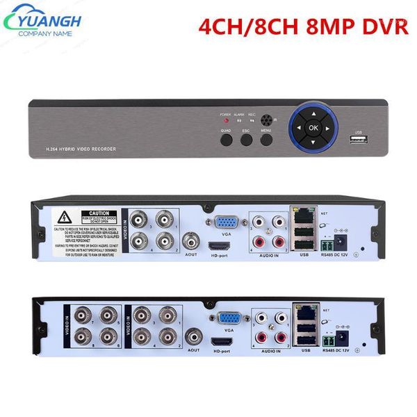 dvr 4k 8mp video recorder 4ch 8ch xmeye app onvif metal case 8megapixel 5 in 1 camera recorder support rs4851, Black;white
dvr 4k 8mp video recorder 4ch 8ch xmeye app onvif metal case 8megapixel 5 in 1 camera recorder support rs4851, Black;white
