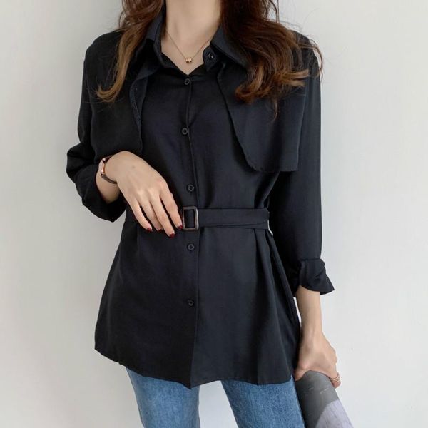 women loose shirts long sleeve 2020 spring autumn fashion casual chiffon shirt female streetwear vintage blouse lace up, White
women loose shirts long sleeve 2020 spring autumn fashion casual chiffon shirt female streetwear vintage blouse lace up, White