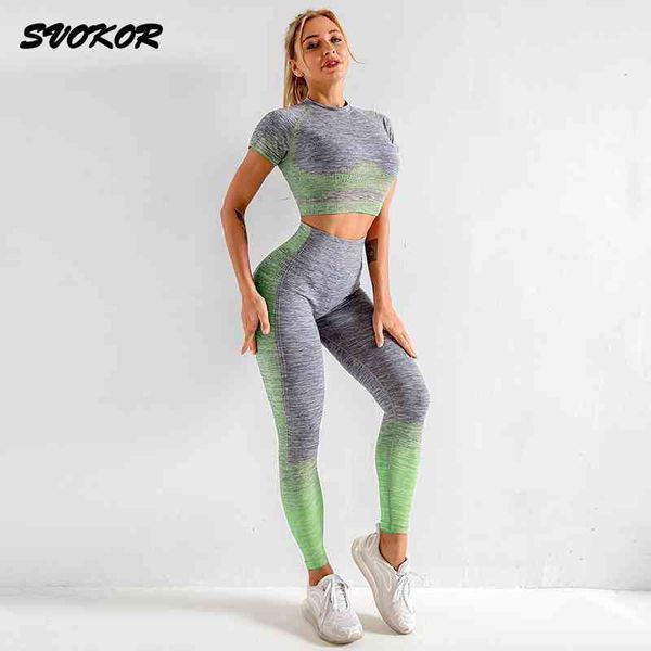 svokor women seamless yoga set stripe printed short sleeve leggings fitness gym clothes sportswear sport suits workout pants, Black;blue
svokor women seamless yoga set stripe printed short sleeve leggings fitness gym clothes sportswear sport suits workout pants, Black;blue