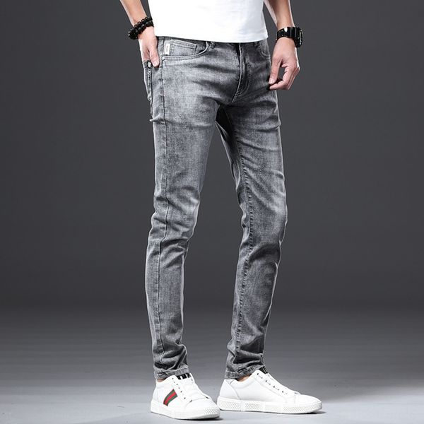 men's four seasons fashion korean style slim-fit leggings four seasons trendy tight pants jeans jeans and jeansversatile student denim, Blue
men's four seasons fashion korean style slim-fit leggings four seasons trendy tight pants jeans jeans and jeansversatile student denim, Blue