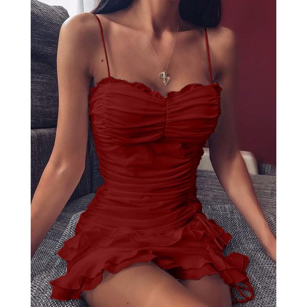 2021 new spaghetti strap es women summer backless casual beach ladies sleeveless ruffle drawstring slim party vestidos icjh, Black;gray
2021 new spaghetti strap es women summer backless casual beach ladies sleeveless ruffle drawstring slim party vestidos icjh, Black;gray
