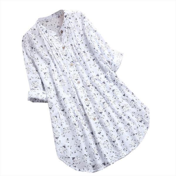 womens blouses v neck pleated floral print long sleeve casual blouse dames blouses lange mouwen blusas 5%, White
womens blouses v neck pleated floral print long sleeve casual blouse dames blouses lange mouwen blusas 5%, White
