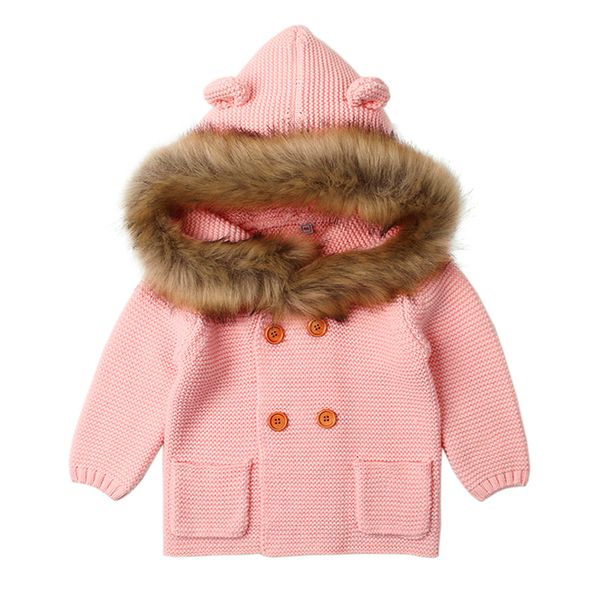 baby clothing winter warm newborn sweater fur hood detachable infant boys girl knitted cardigan fall outwear children knitwear q1119, Blue;gray
baby clothing winter warm newborn sweater fur hood detachable infant boys girl knitted cardigan fall outwear children knitwear q1119, Blue;gray