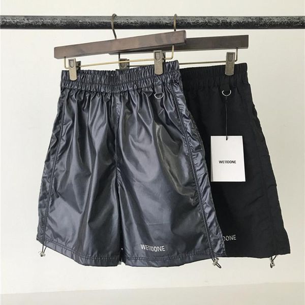 reflective we11done shorts men women multi pockets beach sportswear well done shorts sweat, White;black
reflective we11done shorts men women multi pockets beach sportswear well done shorts sweat, White;black