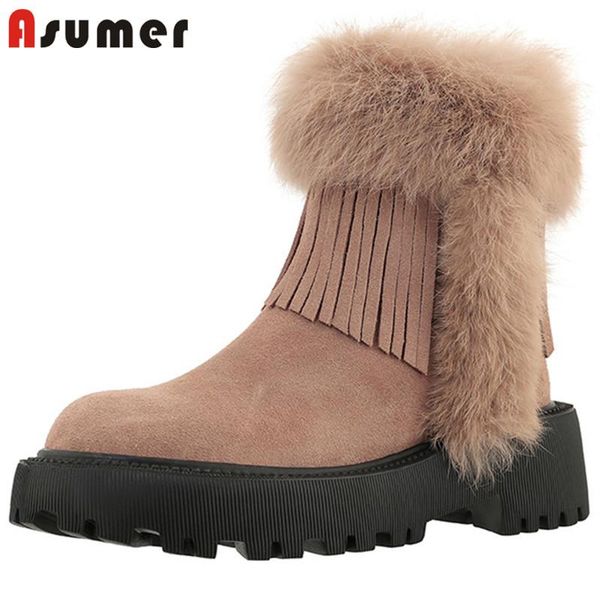 asumer 2021 новых прибытий зимнего снега boots женщина замша zip кисточка комфортного низкий каблук повседневная обувь женщина ботильоны, Black
asumer 2021 новых прибытий зимнего снега boots женщина замша zip кисточка комфортного низкий каблук повседневная обувь женщина ботильоны, Black