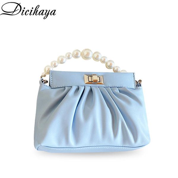 dicihaya pearl handbag pu female 2020 summer fashion style small fresh one-shoulder messenger bag casual all-match fold bag
dicihaya pearl handbag pu female 2020 summer fashion style small fresh one-shoulder messenger bag casual all-match fold bag