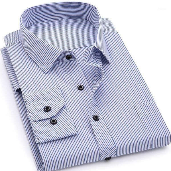 plus size 5xl mens business casual long sleeved shirt turn-down collar classic striped male social dress shirts1, White;black
plus size 5xl mens business casual long sleeved shirt turn-down collar classic striped male social dress shirts1, White;black