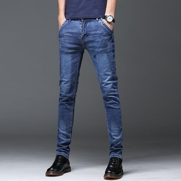 women's jeans 2021 casual slim street skinny fashion men's pencil pants stretch denim trousers z005, Blue
women's jeans 2021 casual slim street skinny fashion men's pencil pants stretch denim trousers z005, Blue