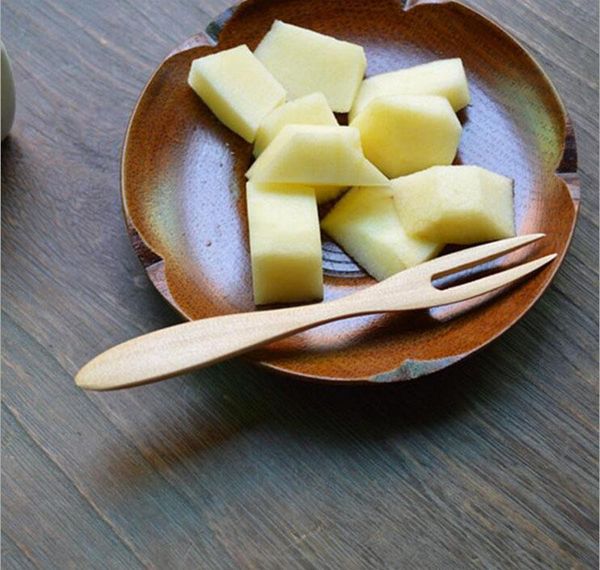 12*1.4cm dessert fork burlywood rubber wood cake ice cream fork fashion japanese style kitchen flatware
12*1.4cm dessert fork burlywood rubber wood cake ice cream fork fashion japanese style kitchen flatware